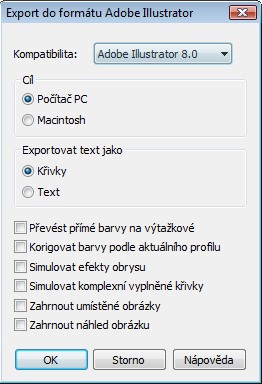 Export do Adobe illustrator